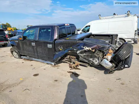 2013 Ford F150 Supercrew VIN 1FTFW1EF6DKE97951 фото 2