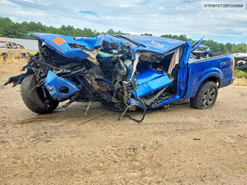 1FTFW1CT2DFB34368 — 2013 Ford F-150, Передняя часть, фото до ремонта