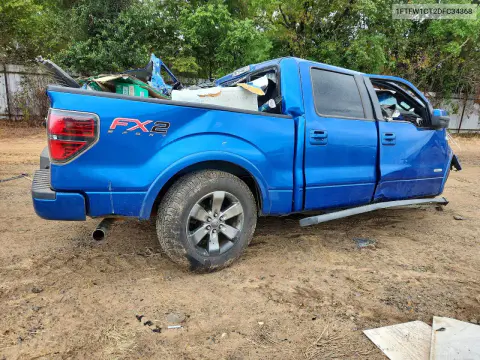 2013 Ford F150 Supercrew VIN 1FTFW1CT2DFB34368 фото 3