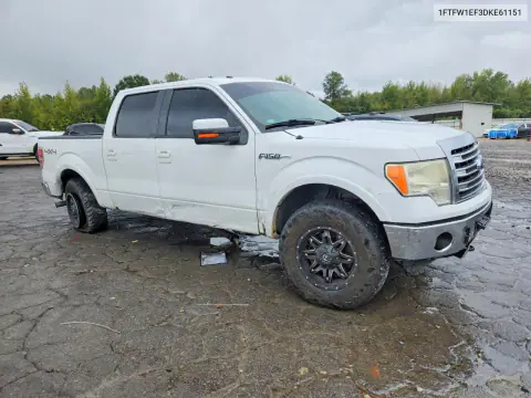 2013 Ford F150 Supercrew VIN 1FTFW1EF3DKE61151 фото 4