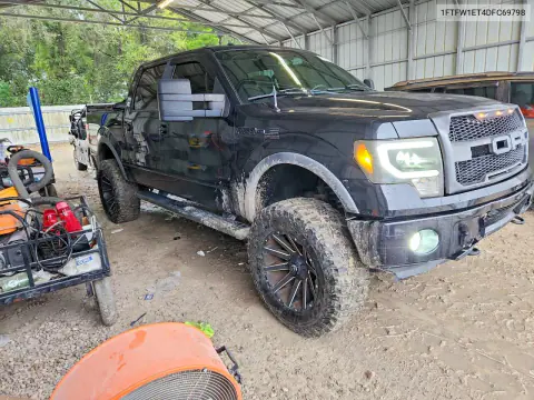 2013 Ford F150 Supercrew VIN 1FTFW1ET4DFC69798 фото 4