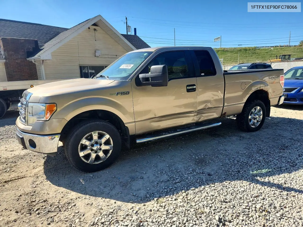 2013 Ford F150 Super Cab VIN 1FTFX1EF9DFC78066 фото 1