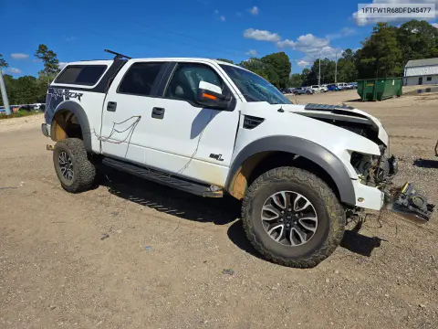 2013 Ford F150 Svt Raptor VIN 1FTFW1R68DFD45477 фото 4