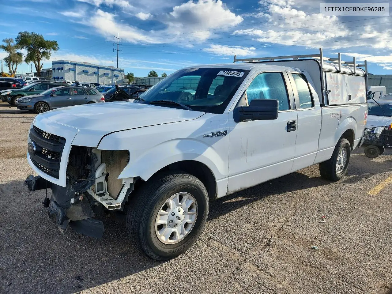 2013 Ford F150 Super Cab VIN 1FTFX1CF8DKF96285 фото 1