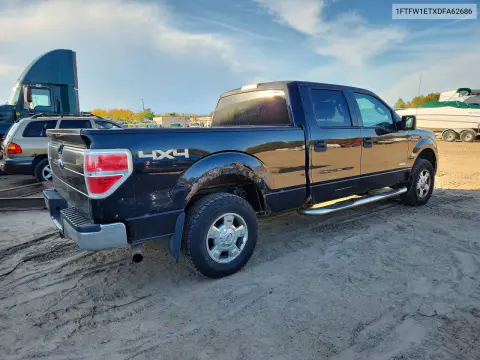 2013 Ford F150 Supercrew VIN 1FTFW1ETXDFA62686 фото 3