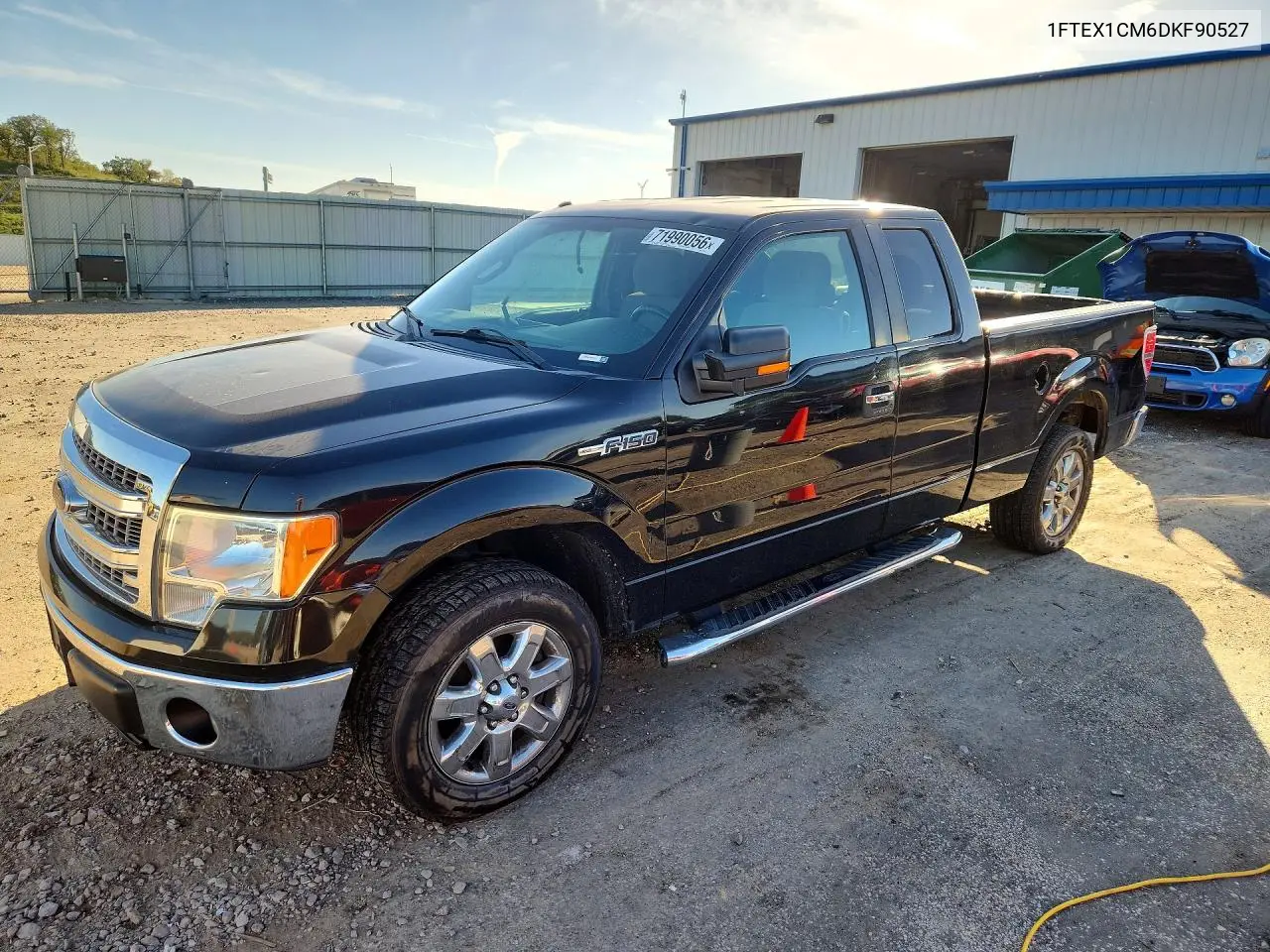 2013 Ford F150 Super Cab VIN 1FTEX1CM6DKF90527 фото 1