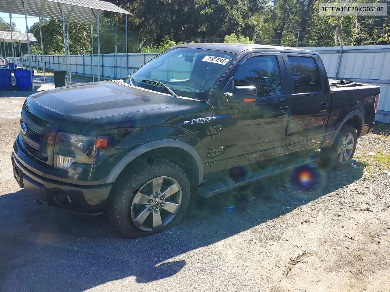 2013 Ford F150 Supercrew VIN 1FTFW1EF2DKG05188 фото 1