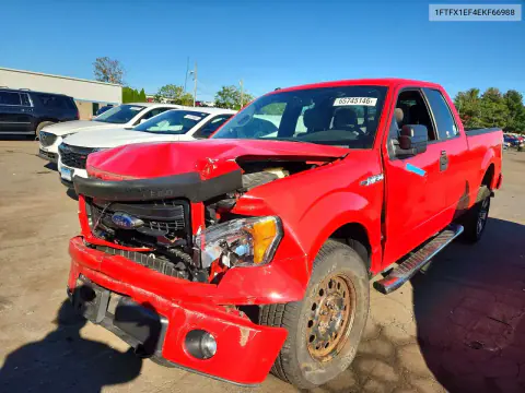 2014 Ford F150 Super Cab VIN 1FTFX1EF4EKF66988 фото 1