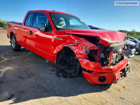 2014 Ford F150 Super Cab VIN 1FTFX1EF4EKF66988 фото 4