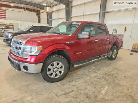 1FTFW1ET1EKG57418 — 2014 Ford F-150, Задняя часть, фото до ремонта