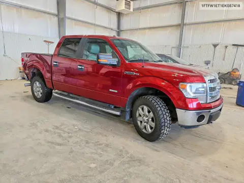 2014 Ford F150 Supercrew VIN 1FTFW1ET1EKG57418 фото 4