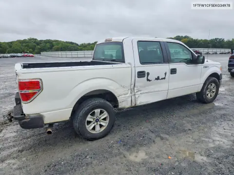 2014 Ford F150 Supercrew VIN 1FTFW1CF5EKG34978 фото 3
