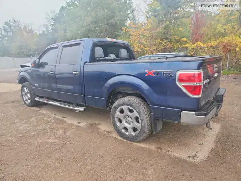 1FTFW1ET0EFB51703 — 2014 Ford F-150, фото 2 с аукциона Copart, Передняя часть