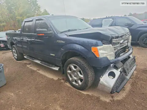 1FTFW1ET0EFB51703 — 2014 Ford F-150, фото 4 с аукциона Copart, Передняя часть