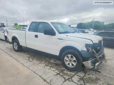 2014 Ford F150 Super Cab VIN 1FTFX1CF2EKD58577 фото 4