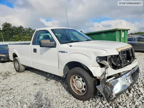2014 Ford F150 VIN 1FTNF1CF8EKD63877 фото 4