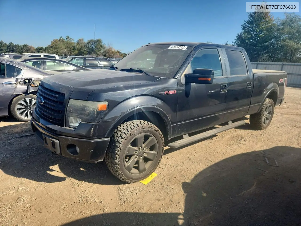 2014 Ford F150 Supercrew VIN 1FTFW1ET7EFC76603 фото 1