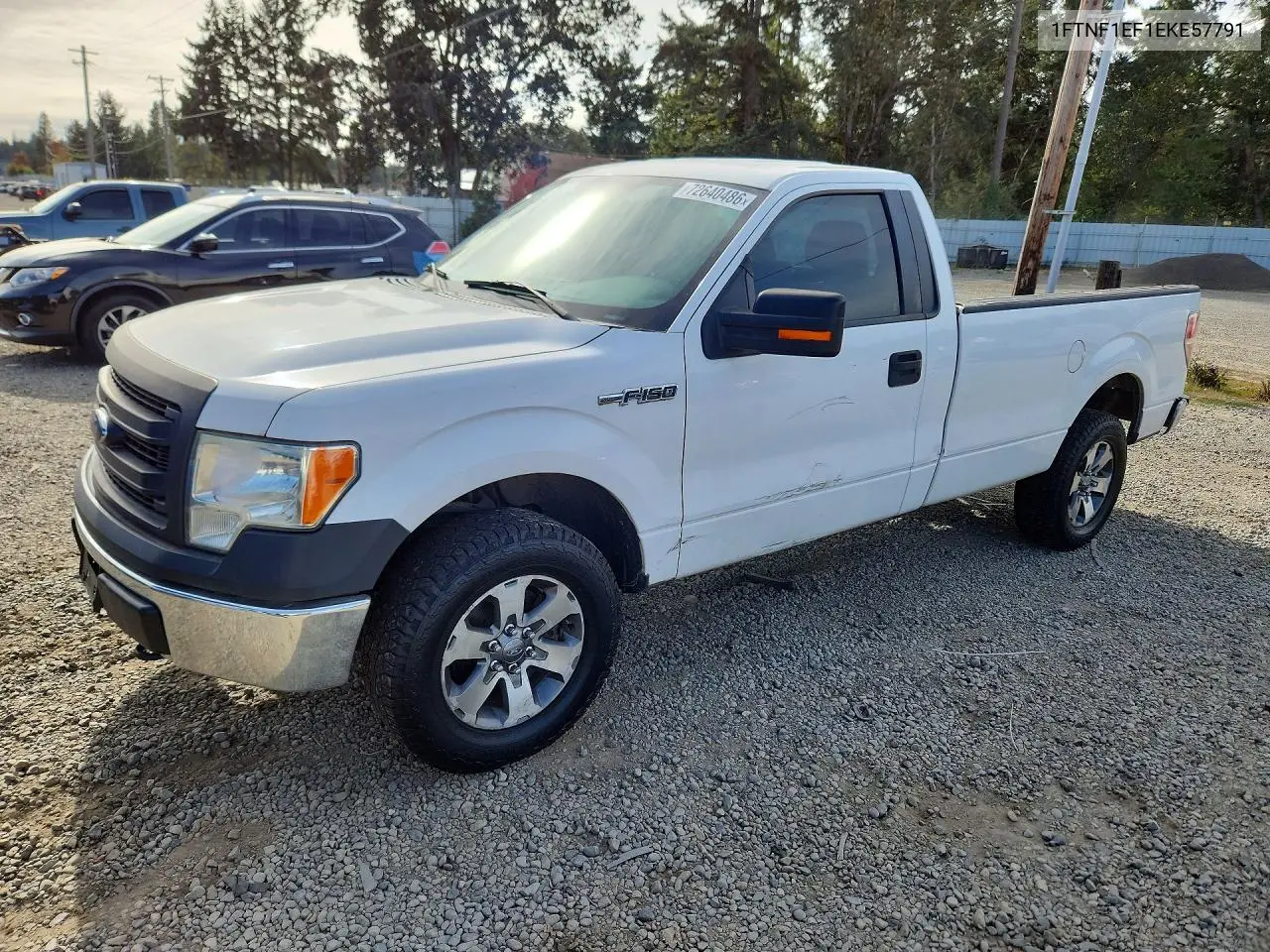 2014 Ford F150 VIN 1FTNF1EF1EKE57791 фото 1