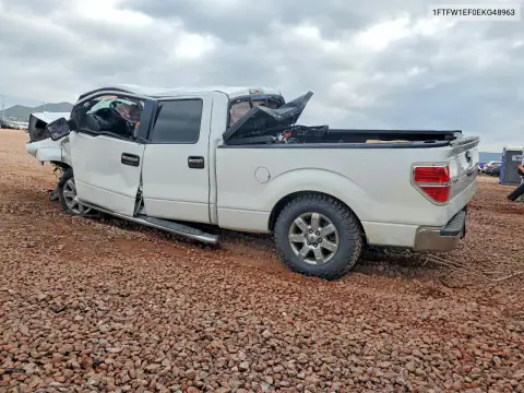 2014 Ford F150 Supercrew VIN 1FTFW1EF0EKG48963 фото 2