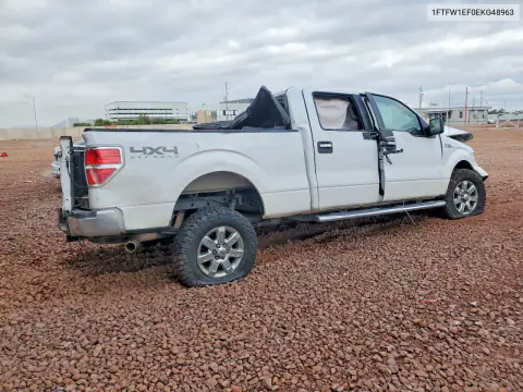 2014 Ford F150 Supercrew VIN 1FTFW1EF0EKG48963 фото 3