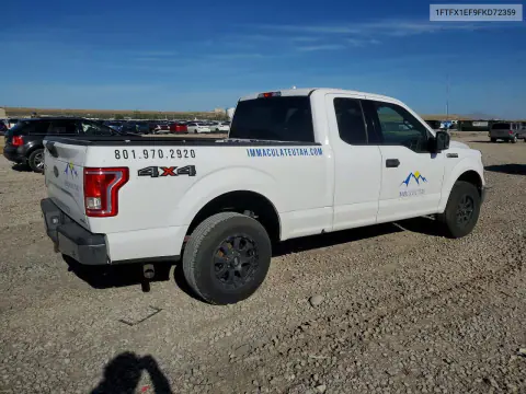 2015 Ford F150 Super Cab VIN 1FTFX1EF9FKD72359 фото 3