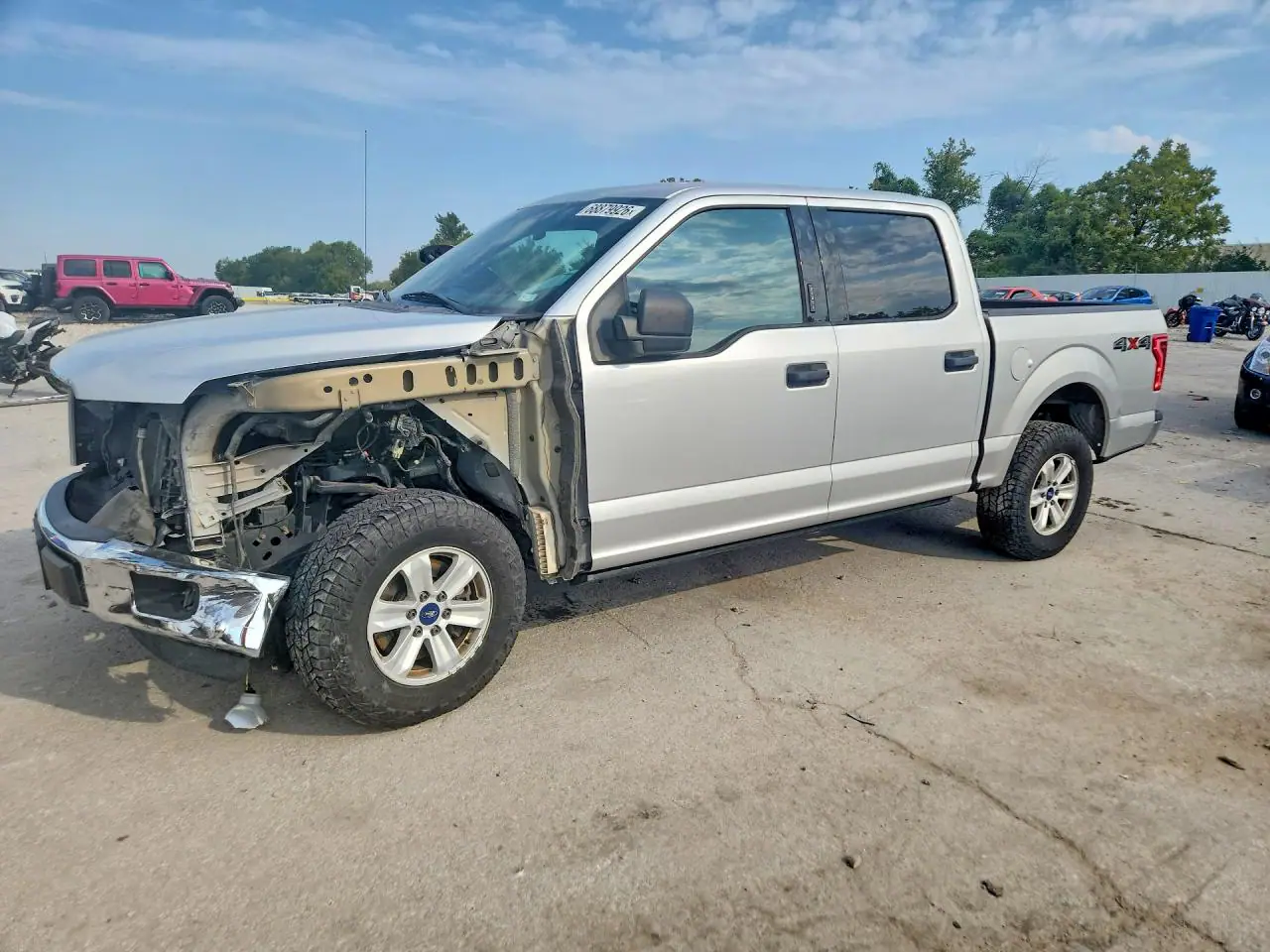 1FTEW1EF8FKD37701 Ford F-150 2015 — повреждение Передняя часть, фото до ремонта