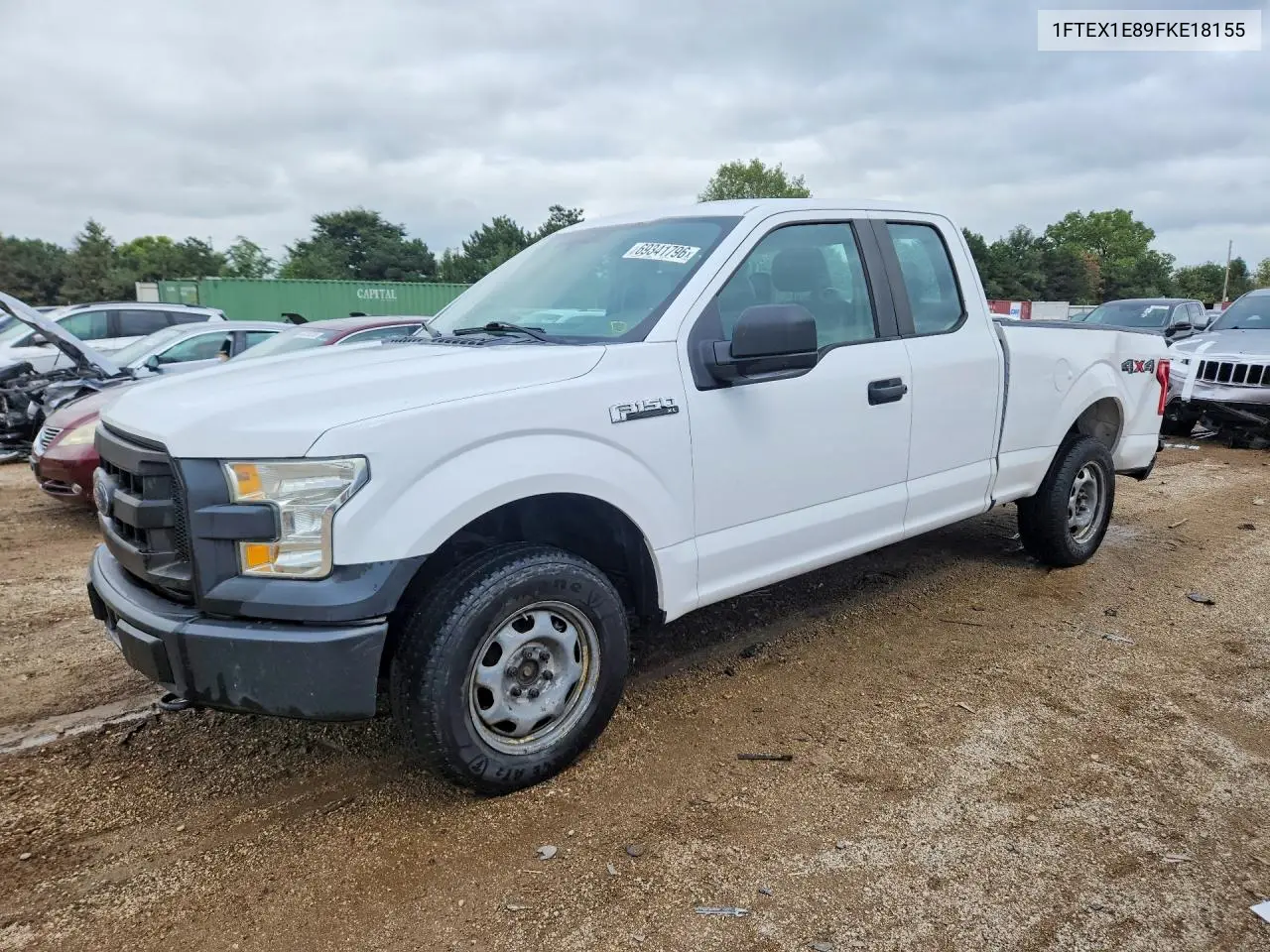 2015 Ford F150 Super Cab VIN 1FTEX1E89FKE18155 фото 1