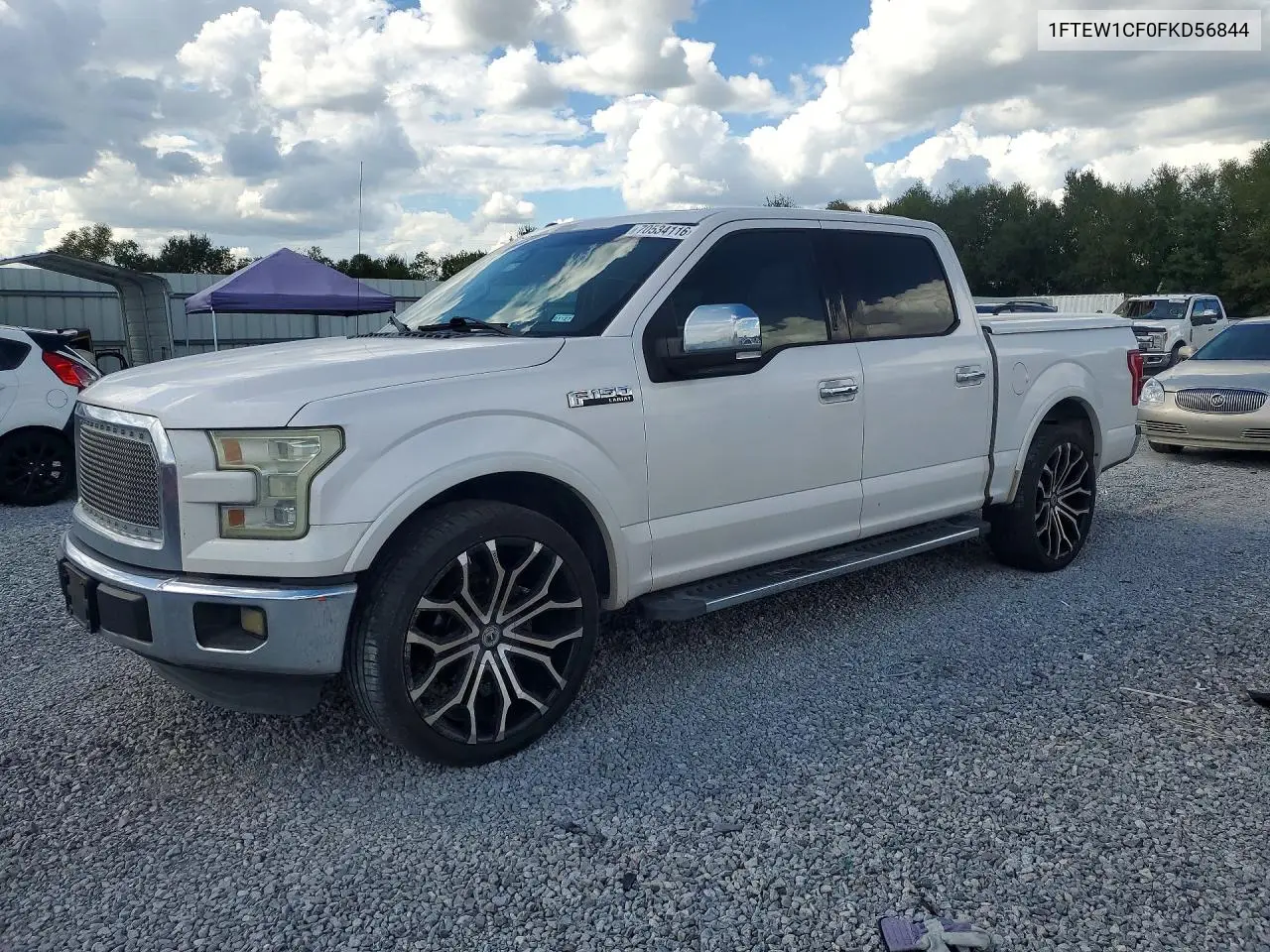 2015 Ford F150 Supercrew VIN 1FTEW1CF0FKD56844 фото 1