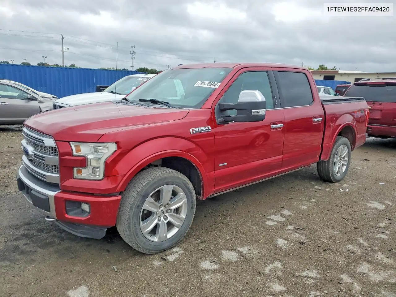 2015 Ford F150 Supercrew VIN 1FTEW1EG2FFA09420 фото 1