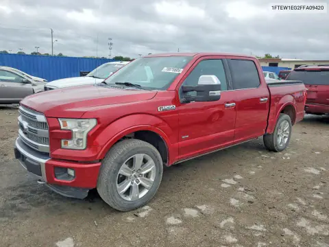 2015 Ford F150 Supercrew VIN 1FTEW1EG2FFA09420 фото 1