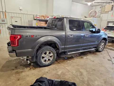 2015 Ford F150 Supercrew VIN 1FTEW1EG0FKD74816 фото 3