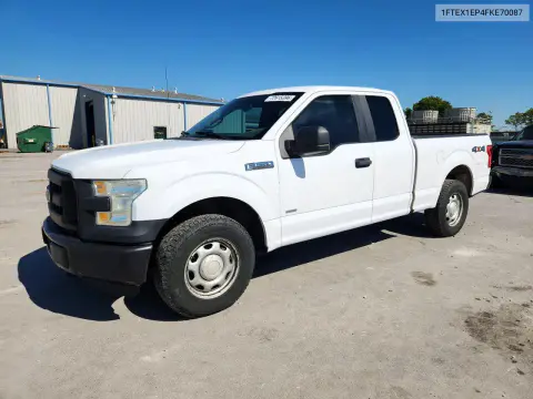 1FTEX1EP4FKE70087 — 2015 Ford F-150, Град, фото до ремонта