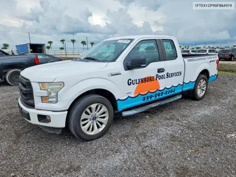 1FTEX1CP9GFB64919 — 2016 Ford F-150, Сторона, фото до ремонта