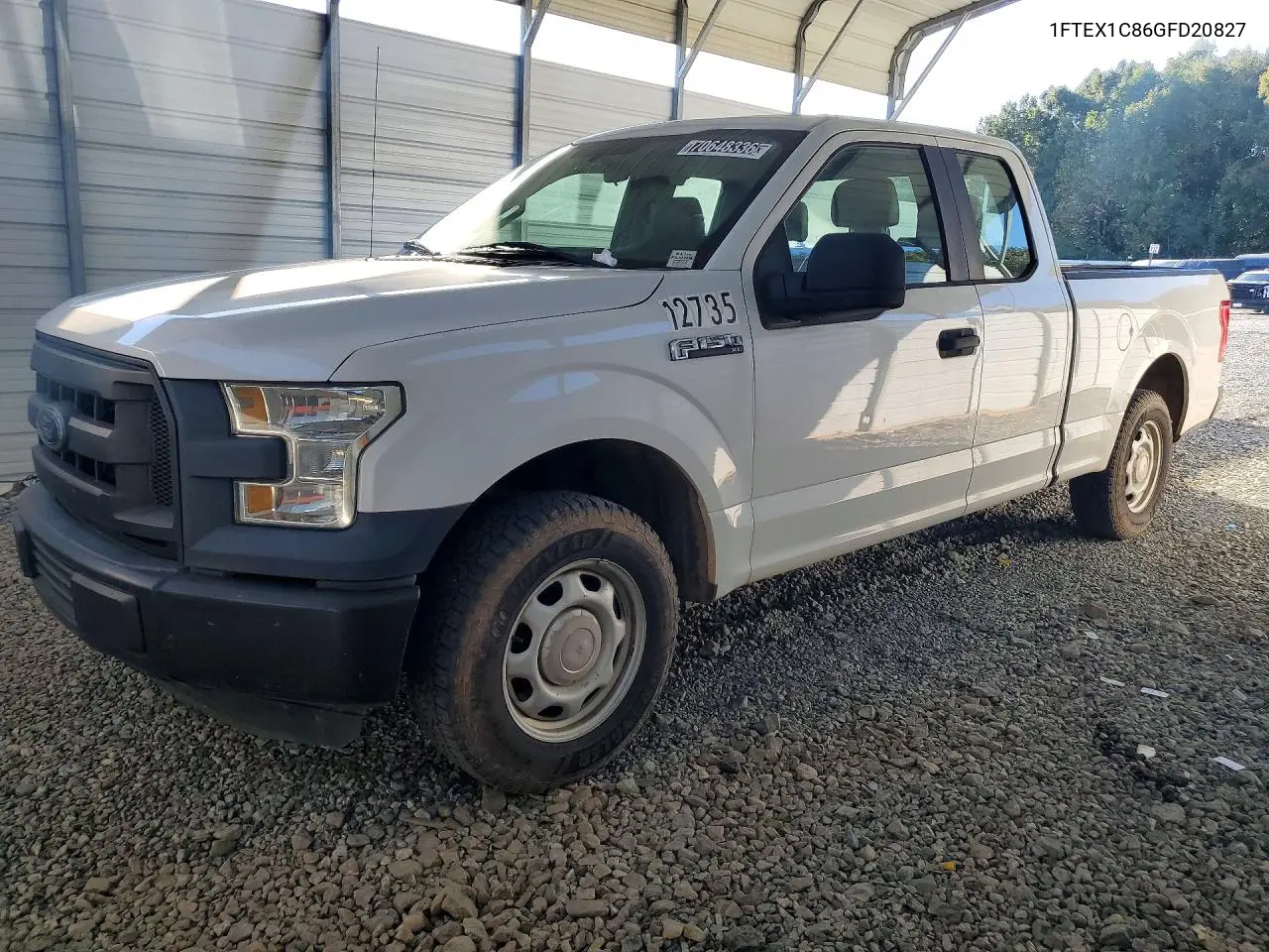 2016 Ford F150 Super Cab VIN 1FTEX1C86GFD20827 фото 1