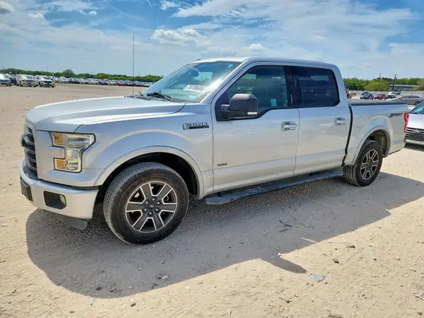 1FTEW1CP2GKF70390 — 2016 Ford F-150, Град (Hail), фото до ремонта