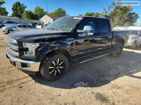1FTFW1EG5GFA01897 — 2016 Ford F-150, Передняя часть, фото до ремонта
