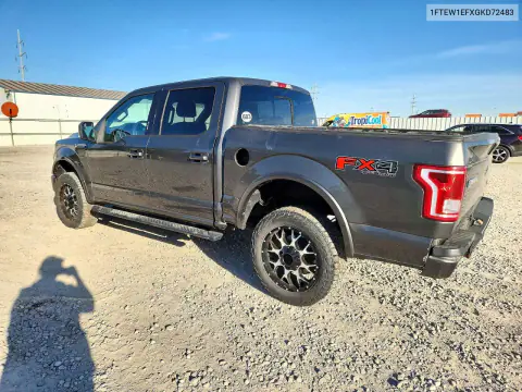 2016 Ford F150 Supercrew VIN 1FTEW1EFXGKD72483 фото 2