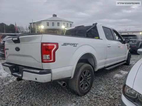 1FTFW1EG0GFB39895 — 2016 Ford F-150, фото 3 с аукциона Copart, Пожар