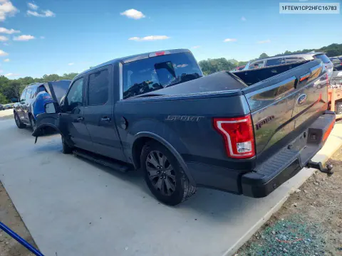 2017 Ford F150 Supercrew VIN 1FTEW1CP2HFC16783 фото 2