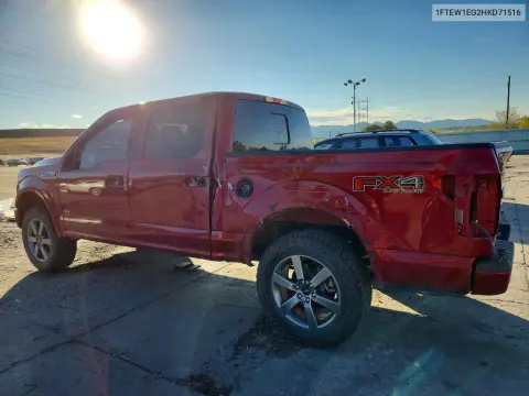 2017 Ford F150 Supercrew VIN 1FTEW1EG2HKD71516 фото 2
