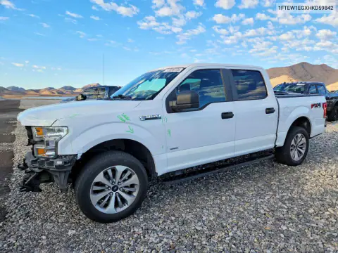 1FTEW1EGXHKD59842 — 2017 Ford F-150, Передняя часть, фото до ремонта