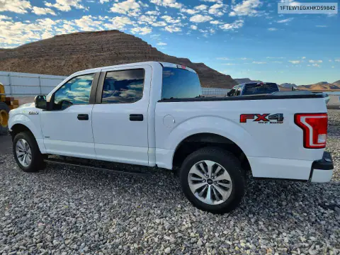 1FTEW1EGXHKD59842 — 2017 Ford F-150, фото 2 с аукциона Copart, Передняя часть