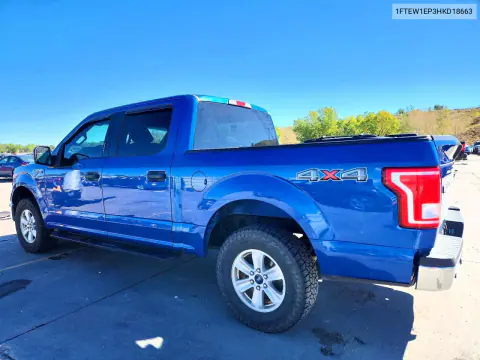 2017 Ford F150 Supercrew VIN 1FTEW1EP3HKD18663 фото 2