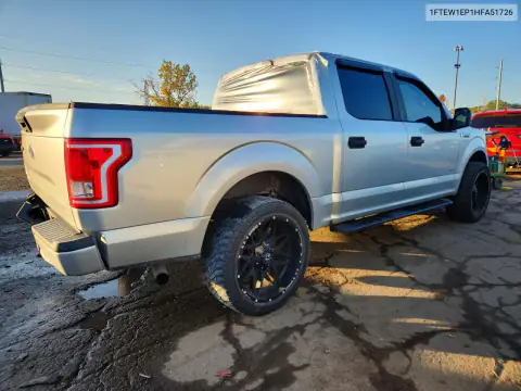 1FTEW1EP1HFA51726 — 2017 Ford F-150, фото 3 с аукциона Copart, Задняя часть