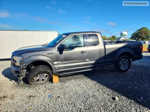 1FTFX1EF7HKC21667 — 2017 Ford F-150, Боковая часть, фото до ремонта