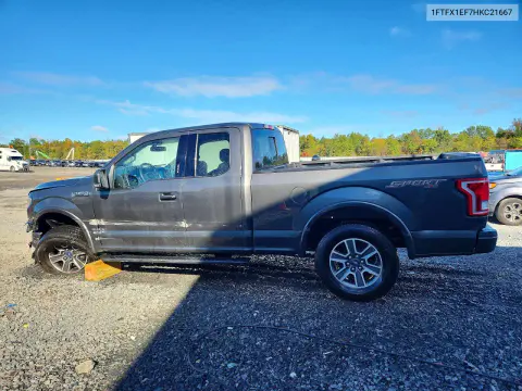 2017 Ford F150 Super Cab VIN 1FTFX1EF7HKC21667 фото 2