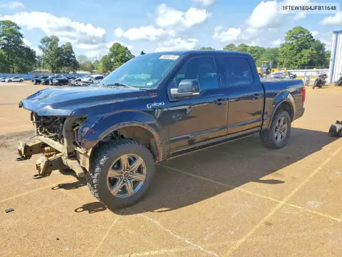 1FTEW1EG4JFB11648 — 2018 Ford F-150, Передняя часть, фото до ремонта