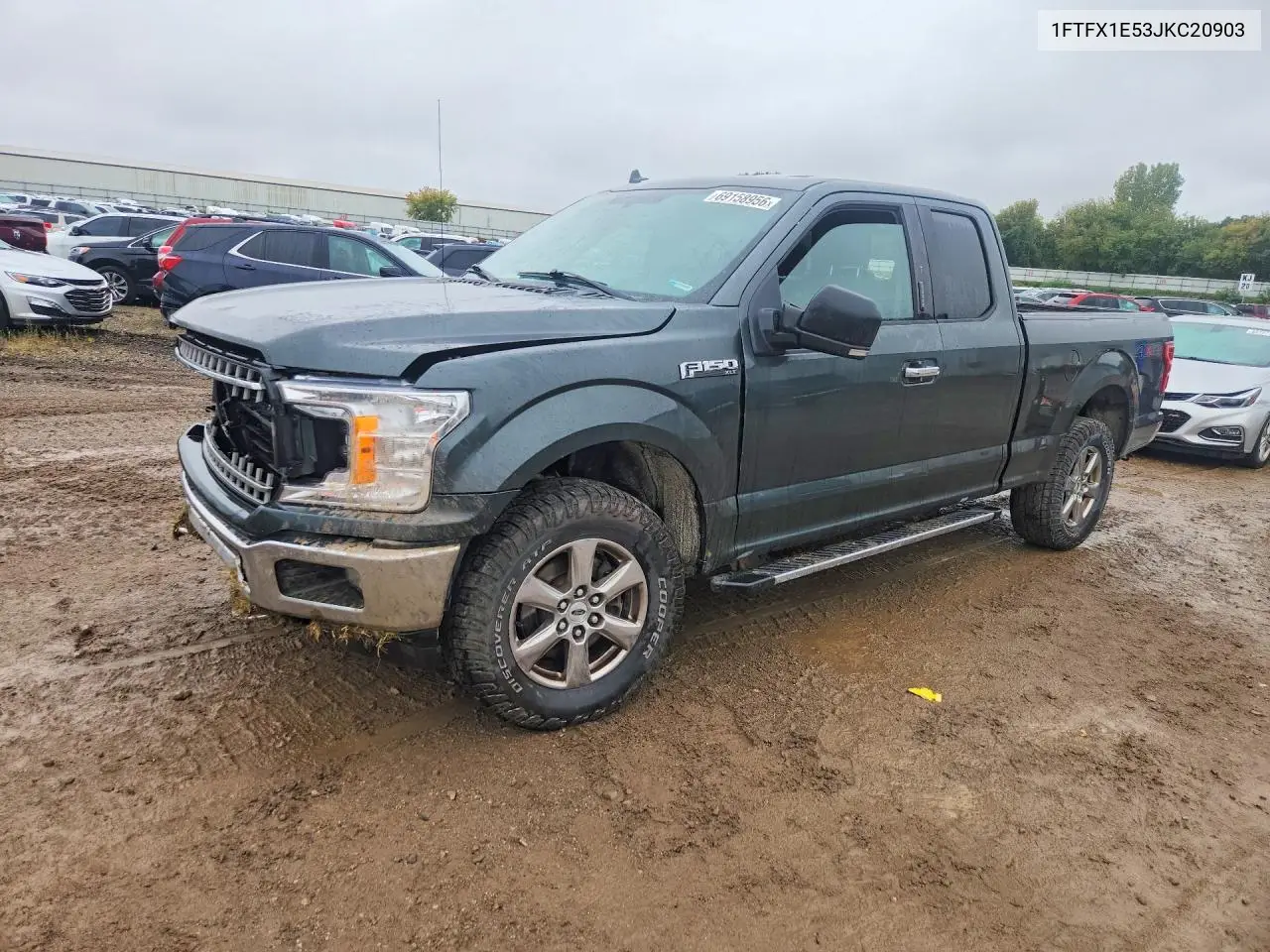 2018 Ford F150 Super Cab VIN 1FTFX1E53JKC20903 фото 1