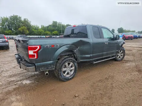 2018 Ford F150 Super Cab VIN 1FTFX1E53JKC20903 фото 3