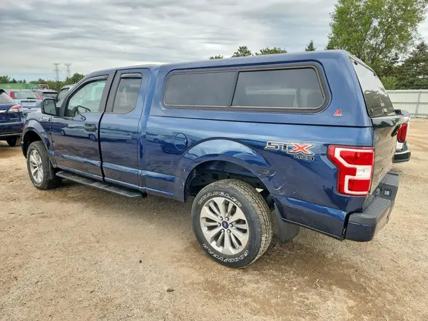 1FTEX1EP1JKD51180 — 2018 Ford F-150, фото 2 с аукциона Copart, Боковая часть